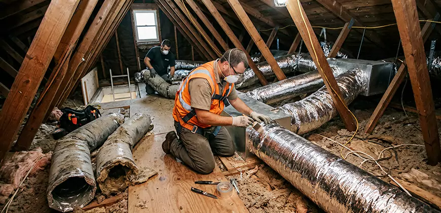 AC Duct Replacement in Pontiac