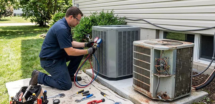 Seasonal AC Checkup in Pontiac