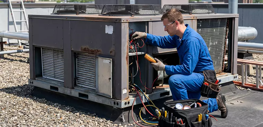 Package Unit Maintenance Service in Pontiac