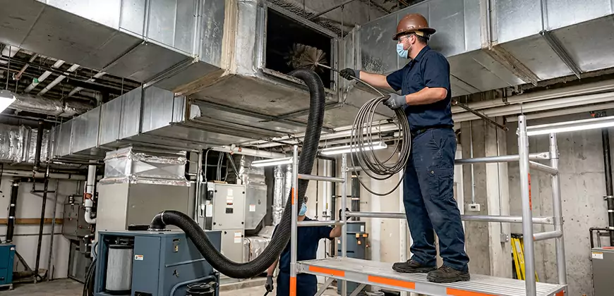 Commercial Ventilation System Cleaning in Pontiac