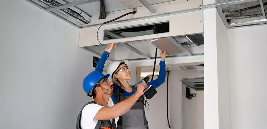 Duct Insulation and Condensation Repair in Pontiac