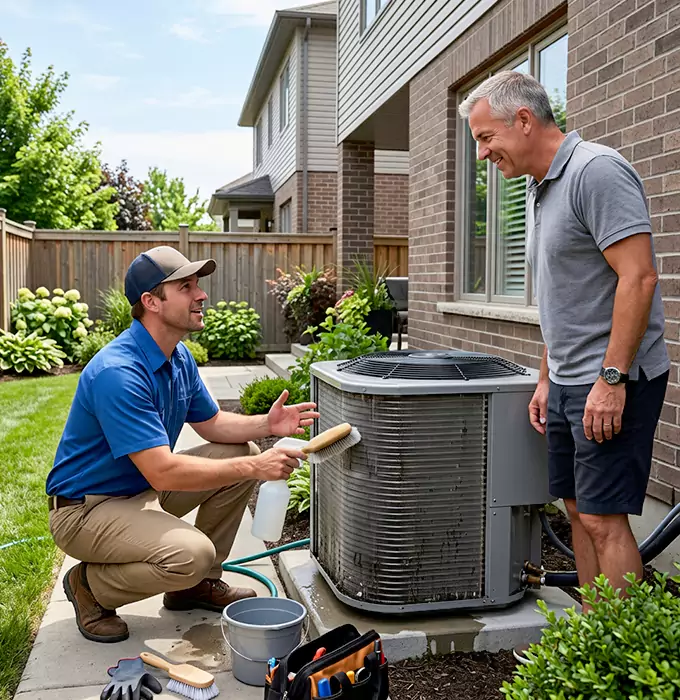 Why Pontiac, MI Homeowners Choose Pontiac HVAC Pro for Outdoor AC Unit Cleaning?