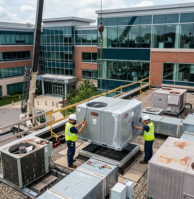 Why Pontiac Businesses Choose Pontiac HVAC Pro for Commercial AC Replacement?